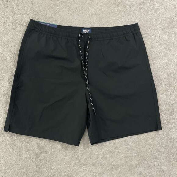 NEW Lands End Mens XL Swim Shorts With Built-In Boxer Brief UPF 50 Quick Dry - Picture 2 of 10